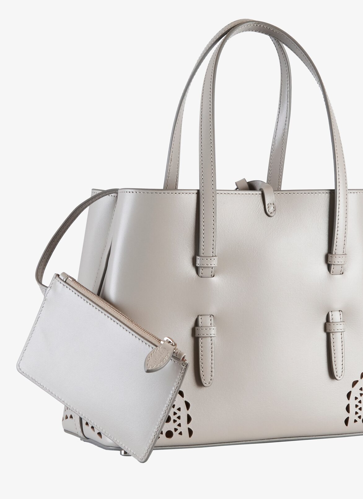 TOTE BAG C.LUX QUART VIENNE VAGUE PEARL ALAÏA PEARL  TOTE BAG C.LUX QUART VIENNE VAGUE PEARL